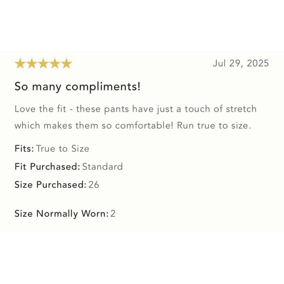 NWT Size 26 -The Colette Magic Fabric Crop Wide-Leg Pants by Maeve (NWT US$ 130) - Picture 6 of 16